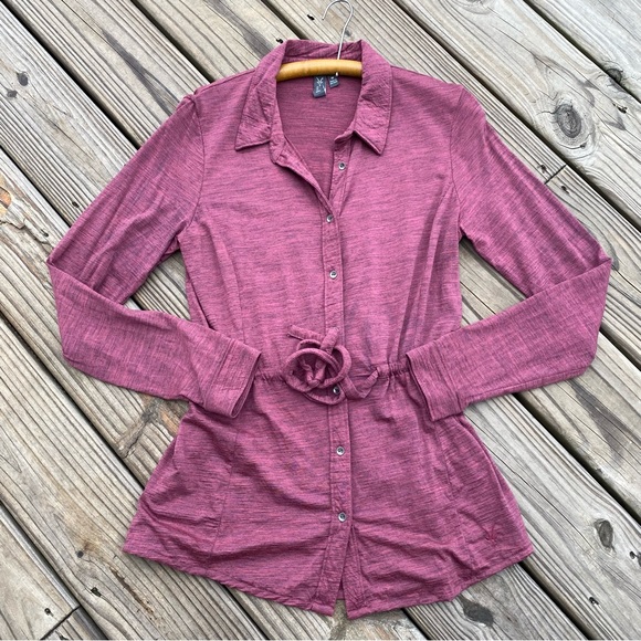 Ibex Women’s OD Drawstring Shirt Merino Wool - Picture 11 of 12